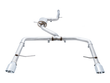 Load image into Gallery viewer, AWE Tuning 18-21 Volkswagen Jetta GLI Mk7 Track Exhaust - Chrome Silver Tips (Fits High-Flow DP)
