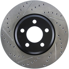 Load image into Gallery viewer, StopTech 05-13 Chrysler300/300C / 09-12 Dodge Challenger Front Right Drilled &amp; Slotted Rotor
