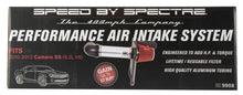 Load image into Gallery viewer, Spectre 10-12 Chevy Camaro V8-6.2L F/I Air Intake Kit - Clear Anodized w/Red Filter

