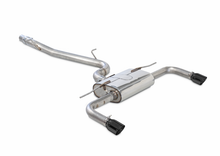 Load image into Gallery viewer, AWE Tuning Audi 8V A3 Touring Edition Exhaust - Dual Outlet Diamond Black 90 mm Tips
