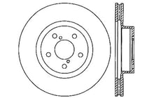 Load image into Gallery viewer, StopTech Subaru 14-18 Forester / 05-14 Legacy / 10-14 Outback Drilled Right Front Cryo Rotor
