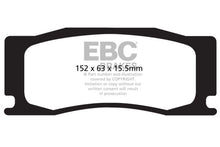 Load image into Gallery viewer, EBC 08-09 Jaguar XKR 4.2 Supercharged (Portfolio) Yellowstuff Front Brake Pads
