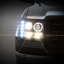 Load image into Gallery viewer, Spyder GMC Sierra 1500/GMC Sierra Denali 08-13 Projector LED Halo- LED Blk PRO-YD-GS07-HL-BK
