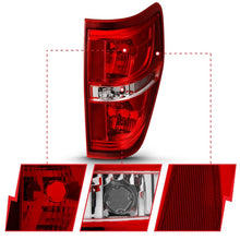 Load image into Gallery viewer, ANZO 2009-2014 Ford F-150 Euro Taillight Red/Clear (W/O Bulb)
