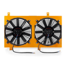 Load image into Gallery viewer, Mishimoto 04-08 Mazda RX8 Aluminum Fan Shroud Gold
