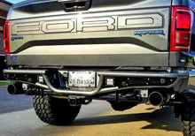 Load image into Gallery viewer, N-Fab RB-H Rear Bumper 17-18 Ford Raptor - Gloss Black - 1pc 1.75in Tubing

