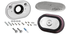 Load image into Gallery viewer, K&amp;N Street Metal Intake System Side Draft Touring Silver Intake System-Harley Davidson
