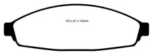 Load image into Gallery viewer, EBC 03+ Ford Crown Victoria 4.6 Redstuff Front Brake Pads
