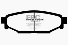 Load image into Gallery viewer, EBC 12+ Subaru BRZ 2.0 (solid rear rotors) Redstuff Rear Brake Pads

