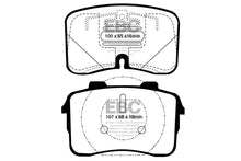 Load image into Gallery viewer, EBC 90-92 Audi V8 3.6 (UFO Rotors) Redstuff Front Brake Pads
