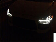 Load image into Gallery viewer, Spyder Mitsubishi Lancer/EVO-10 08-14 Projector Xenon/HID- LED Halo DRL Blk PRO-YD-ML08-HID-DRL-BK
