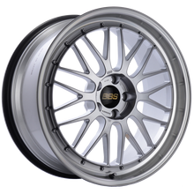 Load image into Gallery viewer, BBS LM 20x9.5 5x114.3 ET40 CB66 Diamond Silver Center Diamond Cut Lip Wheel
