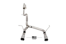 Load image into Gallery viewer, Corsa 07-18 Jeep Wrangler JKU 3.6L/3.8L 2.75in Sport Cat-Back Exhaust w/ 4in American Flag Tips
