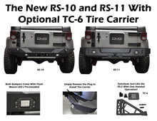 Load image into Gallery viewer, DV8 Offroad 07-18 Jeep Wrangler JK Full Length Rear Bumper w/ Light Holes
