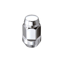 Load image into Gallery viewer, McGard Hex Lug Nut (Cone Seat Bulge Style) M12X1.5 / 3/4 Hex / 1.45in. Length (4-Pack) - Chrome
