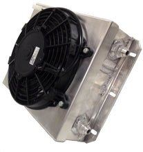 Load image into Gallery viewer, CSF Dual Fluid Bar &amp; Plate HD Oil Cooler w/9in SPAL Fan (1/3 &amp; 2/3 Partition) - 13.8in L x 10in H
