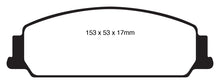 Load image into Gallery viewer, EBC 08-10 Pontiac G8 3.6 Yellowstuff Front Brake Pads
