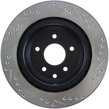 Load image into Gallery viewer, StopTech 06-07 350Z / 05-07 G35 / 06-07 G35X SportStop Slotted &amp; Drilled Rear Right Rotor
