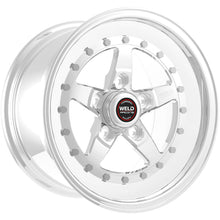 Load image into Gallery viewer, Weld Weldstar 15x16 / 5x4.5 BP / 4.5in. BS Polished Wheel - Non-Beadlock
