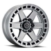 Load image into Gallery viewer, ICON Raider 17x8.5 6x135 6mm Offset 5in BS Titanium Wheel
