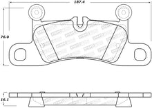 Load image into Gallery viewer, StopTech 11-17 Volkswagen Touareg Street Performance Rear Brake Pads
