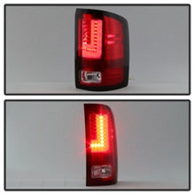 Load image into Gallery viewer, Spyder GMC Sierra 2016-2017 Light Bar LED Tail Lights - Red Clear ALT-YD-GS16-LED-RC
