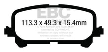 Load image into Gallery viewer, EBC 14+ Acura MDX 3.5 Ultimax2 Rear Brake Pads
