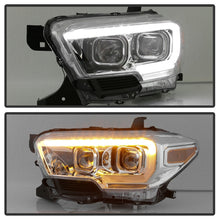 Load image into Gallery viewer, xTune 16-18 Toyota Tacoma SR/SR5 DRL Proj Headlights w/Turn Signal - Chrm (PRO-JH-TTA16-SR-C)
