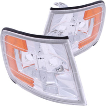 Load image into Gallery viewer, ANZO Corner Lights 1994-1997 Honda Accord Euro Corner Lights Chrome w/ Amber Reflector
