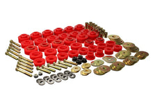 Load image into Gallery viewer, Energy Suspension 65-67 Chevrolet Biscayne/Bel Air/Caprice/Impala Body Mount Set w/ Hardware - Red
