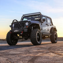 Load image into Gallery viewer, Westin/Snyper 07-17 Jeep Wrangler Unlimited Triple Tube Rock Rail Steps - Textured Black
