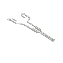 Load image into Gallery viewer, MagnaFlow Cat-Back, SS, 2.5in, Quad Split Rear 3.5in Tip 2015 Dodge Challenger 3.6L V6
