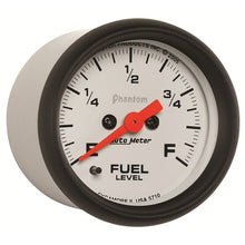 Load image into Gallery viewer, Autometer Phantom 52mm Full Sweep Electronic Fuel Level Programmable Empty-Full Range
