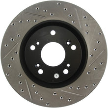 Load image into Gallery viewer, StopTech 02-06 Acura RSX Type S / 06-09 Honda Civic Si Slotted &amp; Drilled Left Front Rotor
