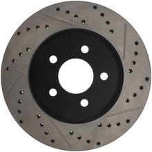 Load image into Gallery viewer, StopTech 05-10 Ford Mustang GT Front Left Slotted &amp; Drilled Rotor

