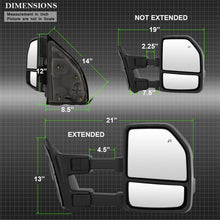 Load image into Gallery viewer, xTune 99-07 Ford Super Duty Heated LED Signal Power Mirrors - Smk (Pair) (MIR-FDSD99S-G4-PW-SM-SET)
