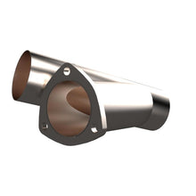 Load image into Gallery viewer, QTP 3in Weld-On QTEC Exhaust Cutout Y-Pipe
