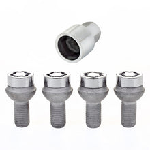 Load image into Gallery viewer, McGard Wheel Lock Bolt Set - 4pk. (Radius Seat) M12X1.5 / 17mm Hex / 23.3mm Shank Length - Chrome
