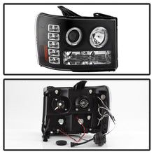 Load image into Gallery viewer, Spyder GMC Sierra 1500/GMC Sierra Denali 08-13 Projector LED Halo- LED Blk PRO-YD-GS07-HL-BK

