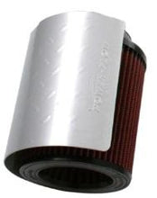 Load image into Gallery viewer, Injen Power-Flow Diamond Plate Heat Shield w/ clear coat Fits 3.00 3.50 Polished
