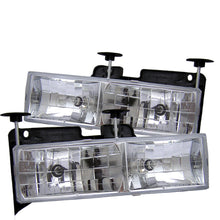 Load image into Gallery viewer, Spyder Chevy C/K Series 1500/2500 88-99/Chevy Tahoe 95-99Crystal Glass Headlights Chrm HD-YD-CCK88-C
