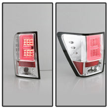 Load image into Gallery viewer, Spyder Jeep Grand Cherokee 05-06 Version 2 Light Bar LED Tail Lights - Chrome
