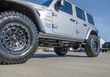 Load image into Gallery viewer, N-Fab RKR Rails 2018 Jeep Wrangler JL 4 Door Dab Length - Gloss Black - 1.75in
