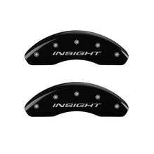 Load image into Gallery viewer, MGP 4 Caliper Covers Engraved Front &amp; Rear MGP Black finish silver ch
