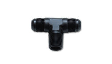 Load image into Gallery viewer, Vibrant -8AN x 3/8in NPT Flare to Pipe Tee Adapter Fitting - Aluminum
