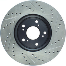 Load image into Gallery viewer, StopTech Slotted &amp; Drilled Sport Brake Rotor Front Right 13 Honda Accord Sport

