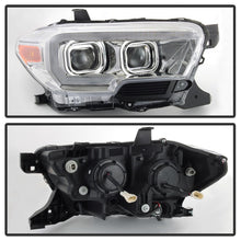Load image into Gallery viewer, xTune Toyota Tacoma 16-18 DRL Light Bar Projector Headlights - Chrome PRO-JH-TTA16-LBDRL-C

