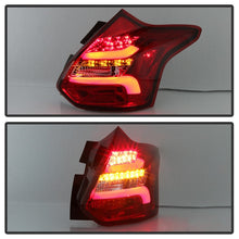 Load image into Gallery viewer, Spyder 12-14 Ford Focus 5DR LED Tail Lights - Red Clear (ALT-YD-FF12-LED-RC)
