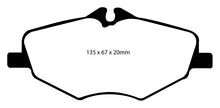 Load image into Gallery viewer, EBC 06-09 Mercedes-Benz E320 3.0 TD Yellowstuff Front Brake Pads
