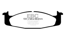 Load image into Gallery viewer, EBC 94-96 Ford Bronco 5.0 Ultimax2 Front Brake Pads

